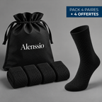 Chaussettes Alenssio mi-hautes en fibre de bambou premium