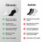 Chaussettes Alenssio basses en fibre de bambou premium