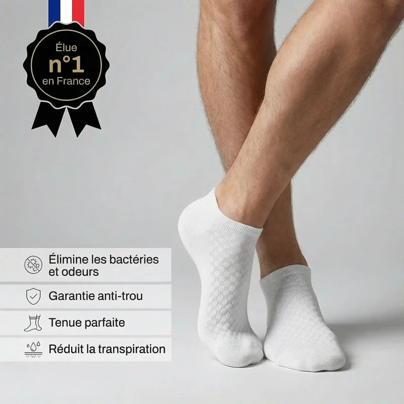 Chaussettes Alenssio basses en fibre de bambou premium