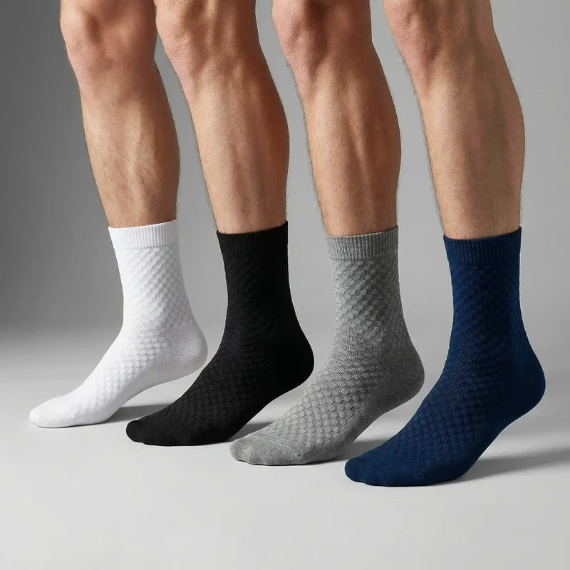 Chaussettes Alenssio mi-hautes en fibre de bambou premium